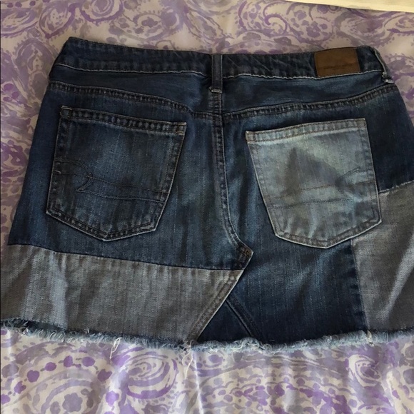 American eagle multi toned jean skirt - Picture 2 of 2